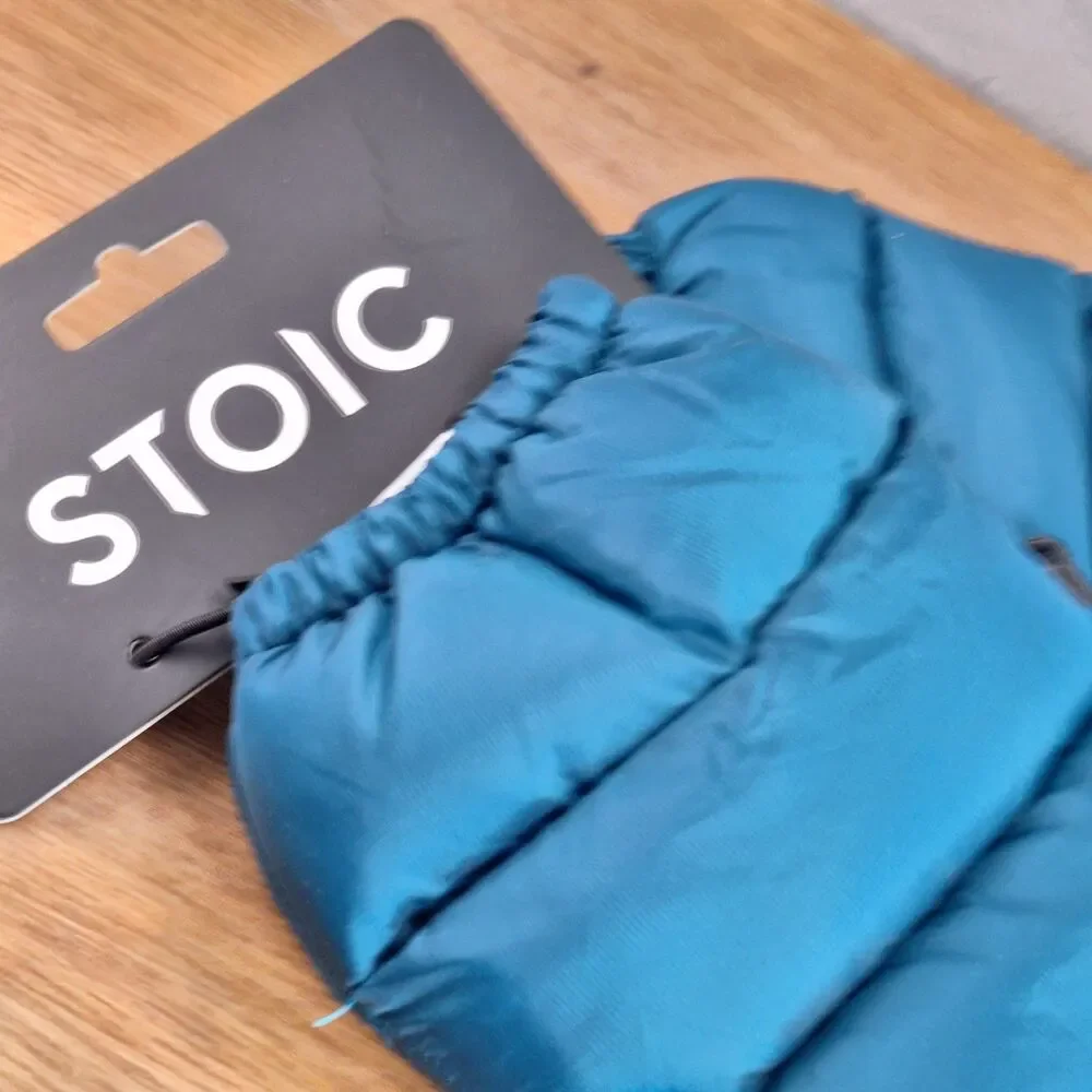 Stoic Primaloft Insulated Puffer Mittens Gloves Small Blue Water Resistant NWT